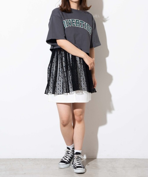 WEGO（ウィゴー）の「WEGO/フレアレイヤードキャミソール（タンクトップ・レディース・その他2/その他1/ホワイト/オフホワイト・FREE）」の15枚目の写真