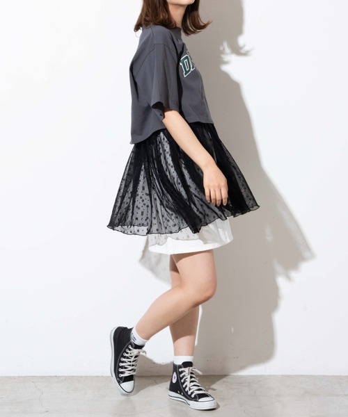 WEGO（ウィゴー）の「WEGO/フレアレイヤードキャミソール（タンクトップ・レディース・その他2/その他1/ホワイト/オフホワイト・FREE）」の16枚目の写真