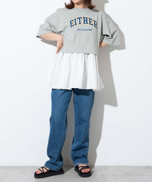 WEGO（ウィゴー）の「WEGO/フレアレイヤードキャミソール（タンクトップ・レディース・その他2/その他1/ホワイト/オフホワイト・FREE）」の11枚目の写真