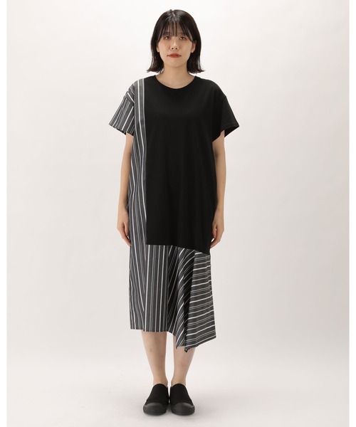最も完璧な ZUCCa（ズッカ）の「シャツドレープジャージィー/ワンピース ワンピース