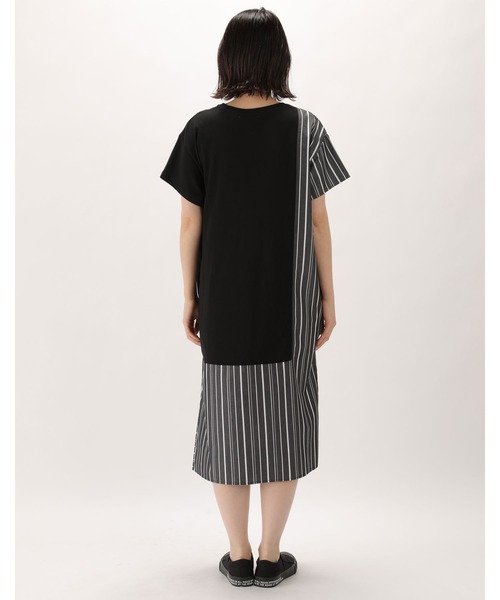 ZUCCa（ズッカ）の「シャツドレープジャージィー/ワンピース