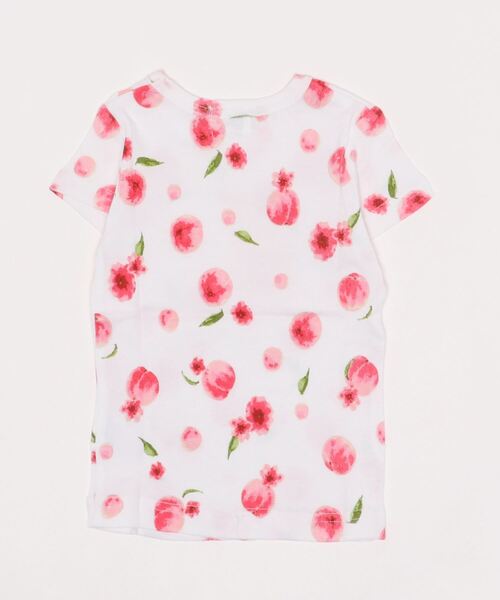 HAKKA BABY（ハッカベビー）の「[ベビー]キリンアルパカプリントインナー半袖Tシャツ（Tシャツ/カットソー・キッズ・ブルー/パープル/ピンク・L）」の4枚目の写真