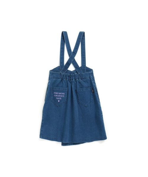 JENNI love(ジェニィラブ)の「接触冷感サス付きデニムラップスカート(デニムスカート・キッズ・サックスブルー/ブルー・130cm/140cm/150cm/160cm)」の10枚目の写真