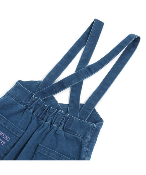 JENNI love(ジェニィラブ)の「接触冷感サス付きデニムラップスカート(デニムスカート・キッズ・サックスブルー/ブルー・130cm/140cm/150cm/160cm)」の13枚目の写真