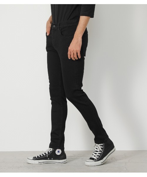 AZUL by moussy（アズールバイマウジー）の「A PERFECT DENIM /アパーフェクトデニム（デニムパンツ・メンズ・ブルー/ブラック/ワンウォッシュ・X-SMALL/X-LARGE/SMALL/LARGE/MEDIUM）」の6枚目の写真