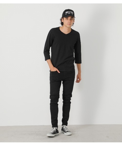 AZUL by moussy（アズールバイマウジー）の「A PERFECT DENIM /アパーフェクトデニム（デニムパンツ・メンズ・ブルー/ブラック/ワンウォッシュ・X-SMALL/X-LARGE/SMALL/LARGE/MEDIUM）」の7枚目の写真