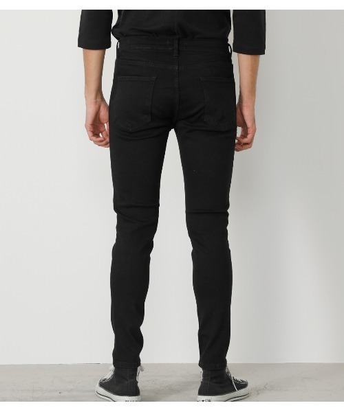 AZUL by moussy（アズールバイマウジー）の「A PERFECT DENIM /アパーフェクトデニム（デニムパンツ・メンズ・ブルー/ブラック/ワンウォッシュ・X-SMALL/X-LARGE/SMALL/LARGE/MEDIUM）」の11枚目の写真