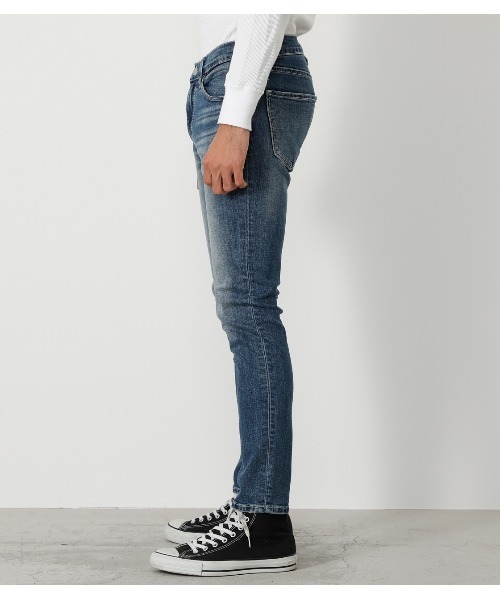 AZUL by moussy（アズールバイマウジー）の「A PERFECT DENIM /アパーフェクトデニム（デニムパンツ・メンズ・ブルー/ブラック/ワンウォッシュ・X-SMALL/X-LARGE/SMALL/LARGE/MEDIUM）」の19枚目の写真