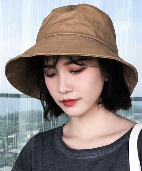 SFW（エスエフダブリュー）の「バケットハット UVカット つば広帽子（ハット・レディース・ホワイト/ブラック/ベージュ/ネイビー/ブラウン・FREE）」の4枚目の写真