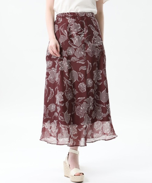 セール Maglie Par Ef De 大花柄スカート スカート Maglie Par Ef De マーリエパーエフデ のファッション通販 Zozotown