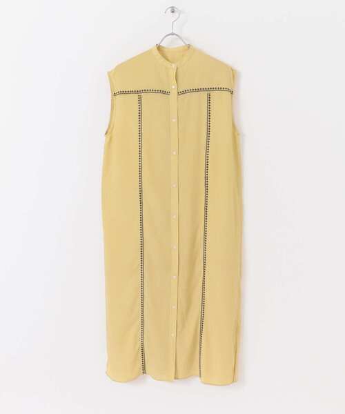 KBF+（ケービーエフプラス）の「KBF+　エンブロイダリーラインワンピース（ワンピース・レディース・ブラウン系その他/ブラック/イエロー・ONE）」の14枚目の写真