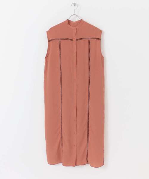 KBF+（ケービーエフプラス）の「KBF+　エンブロイダリーラインワンピース（ワンピース・レディース・ブラウン系その他/ブラック/イエロー・ONE）」の7枚目の写真