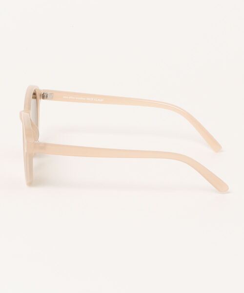 one after another NICE CLAUP（ワンアフターアナザーナイスクラップ）の「【Web限定】ベージュクリアサングラス（メガネ・レディース・ベージュ・FREE）」の3枚目の写真