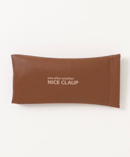 one after another NICE CLAUP（ワンアフターアナザーナイスクラップ）の「【Web限定】ベージュクリアサングラス（メガネ・レディース・ベージュ・FREE）」の4枚目の写真