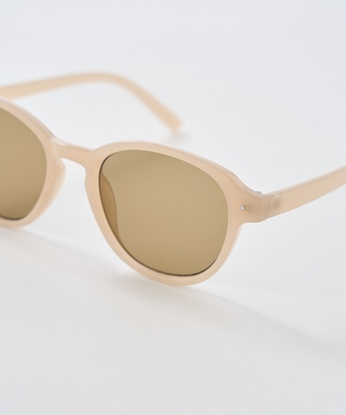 one after another NICE CLAUP（ワンアフターアナザーナイスクラップ）の「【Web限定】ベージュクリアサングラス（メガネ・レディース・ベージュ・FREE）」の8枚目の写真