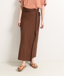 SLOBE IENA | 【Lepidos/レピドス】 KNIT WRAP ロングスカート【手洗い可】(スカート)