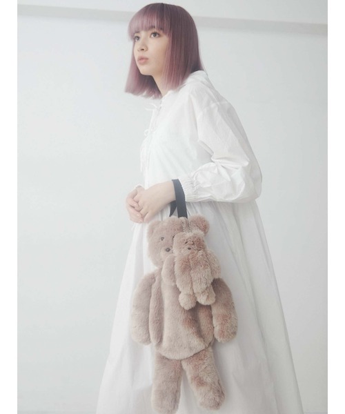 merry jenny（メリージェニー）の「with child bear bag（ハンドバッグ・レディース・ブラック/ベージュ・FREE）」の17枚目の写真