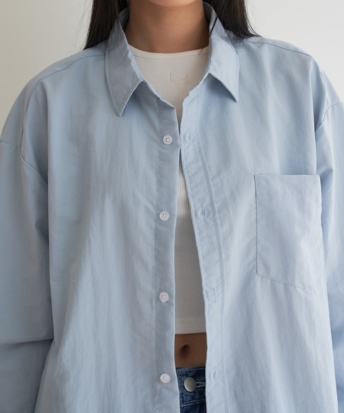 FEKETE(フェケテ)の「FEKETE OVERFIT BASIC SHIRT(シャツ/ブラウス・メンズ・ホワイト/ライトグレー/ライトブルー/ブラック・FREE)」の13枚目の写真