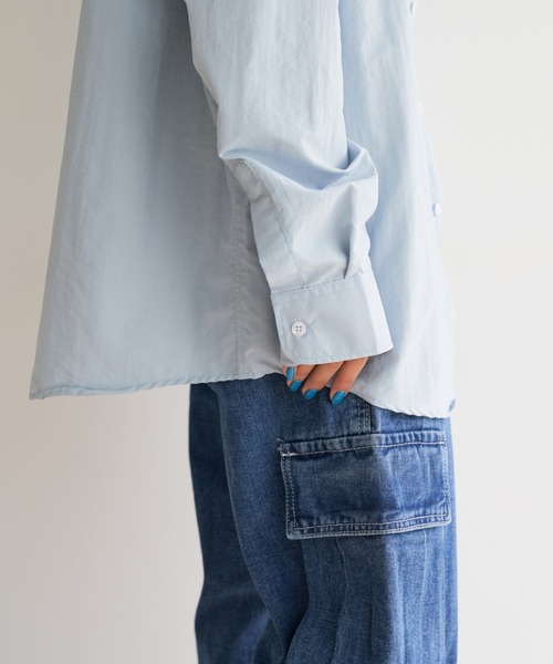 FEKETE(フェケテ)の「FEKETE OVERFIT BASIC SHIRT(シャツ/ブラウス・メンズ・ホワイト/ライトグレー/ライトブルー/ブラック・FREE)」の15枚目の写真