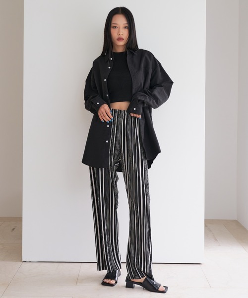 FEKETE(フェケテ)の「FEKETE OVERFIT BASIC SHIRT(シャツ/ブラウス・メンズ・ホワイト/ライトグレー/ライトブルー/ブラック・FREE)」の19枚目の写真