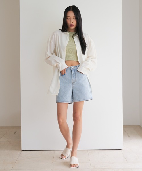 FEKETE(フェケテ)の「FEKETE OVERFIT BASIC SHIRT(シャツ/ブラウス・メンズ・ホワイト/ライトグレー/ライトブルー/ブラック・FREE)」の18枚目の写真