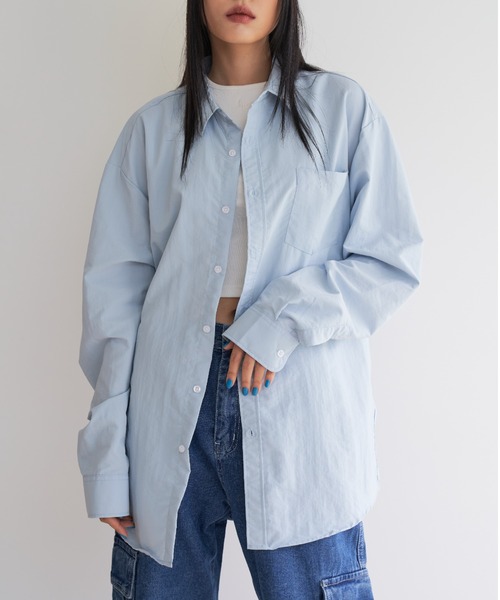 FEKETE(フェケテ)の「FEKETE OVERFIT BASIC SHIRT(シャツ/ブラウス・メンズ・ホワイト/ライトグレー/ライトブルー/ブラック・FREE)」の10枚目の写真