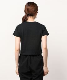 UGG ラインストーン ロゴTシャツ atmospink Ceci&U × atmos pink ハートロゴ刺繍 ビッグT BLACK（セシユー