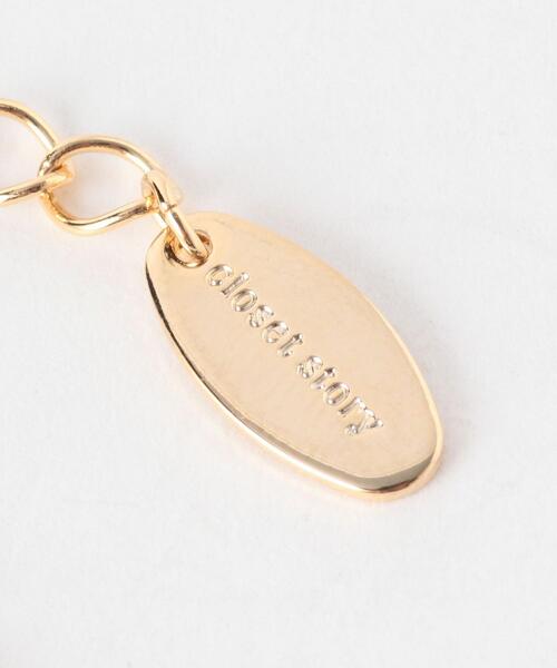 closet story（クローゼットストーリー）の「＜closet story（クローゼットストーリー）＞フープ 1FP ネックレス（ネックレス・レディース・シルバー/ゴールド・FREE）」の6枚目の写真