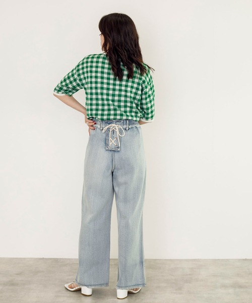 w closet（ダブルクローゼット）の「裾スリット後ろレースアップ