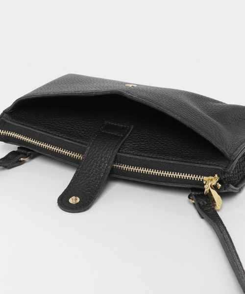 URBAN RESEARCH ROSSO WOMEN（アーバンリサーチ　ロッソ）の「VIOLAd’ORO　ADRIA ポシェット（ショルダーバッグ・レディース・ライトグレー/ブラック/ベージュ系その他・-）」の7枚目の写真