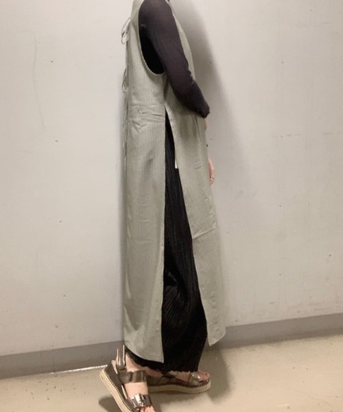 dispark（ディスパーク）の「DISPARK/2WAYｴプロンワンピース（ワンピース・レディース・グリーン系その他4/イエロー系その他5・FREE）」の20枚目の写真