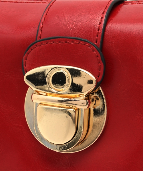 Kastane(カスタネ)の「【Kastane】2WAYショルダークラッチBAG(ショルダーバッグ・レディース・ブラック/レッド/キャメル・FREE)」の16枚目の写真