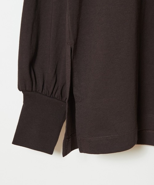 CIAOPANIC（チャオパニック）の「度詰めラグランビッグTシャツ（Tシャツ/カットソー・レディース・ブラック/ブラウン/オフホワイト/ローズ・FREE）」の5枚目の写真