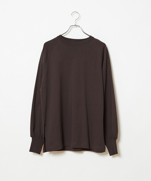 CIAOPANIC（チャオパニック）の「度詰めラグランビッグTシャツ（Tシャツ/カットソー・レディース・ブラック/ブラウン/オフホワイト/ローズ・FREE）」の19枚目の写真