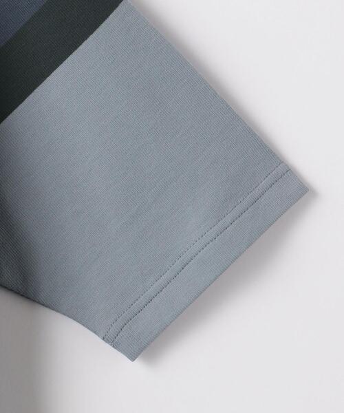 green label relaxing（グリーンレーベルリラクシング）の「＜green label relaxing＞パネルボーダー クルーネック 半袖 カットソー（Tシャツ/カットソー・メンズ・ベージュ/ロイヤルブルー・XL/S/M/L）」の15枚目の写真