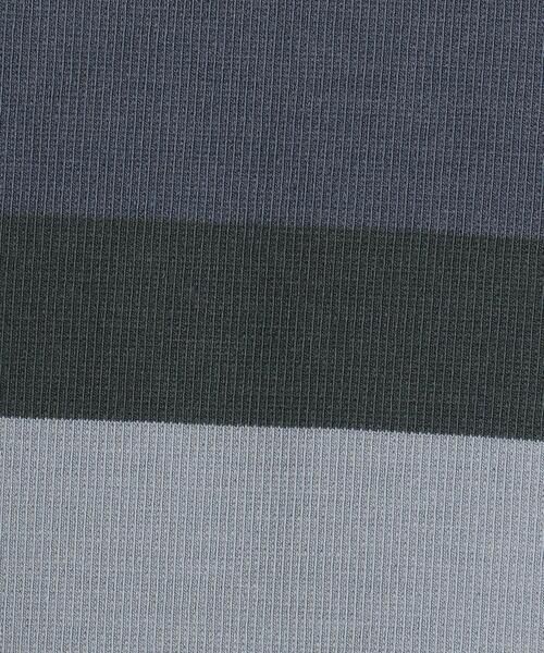 green label relaxing（グリーンレーベルリラクシング）の「＜green label relaxing＞パネルボーダー クルーネック 半袖 カットソー（Tシャツ/カットソー・メンズ・ベージュ/ロイヤルブルー・XL/S/M/L）」の11枚目の写真