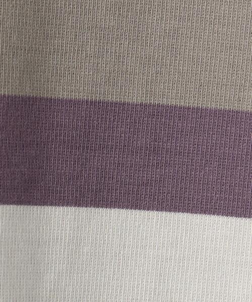 green label relaxing（グリーンレーベルリラクシング）の「＜green label relaxing＞パネルボーダー クルーネック 半袖 カットソー（Tシャツ/カットソー・メンズ・ベージュ/ロイヤルブルー・XL/S/M/L）」の13枚目の写真