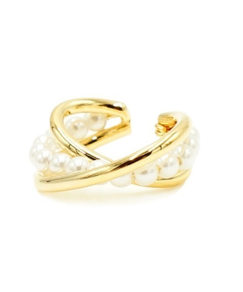 flower(フラワー)の「クロスパールイヤーカフ(イヤーカフ・レディース・シルバー/ゴールド・FREE)」の16枚目の写真