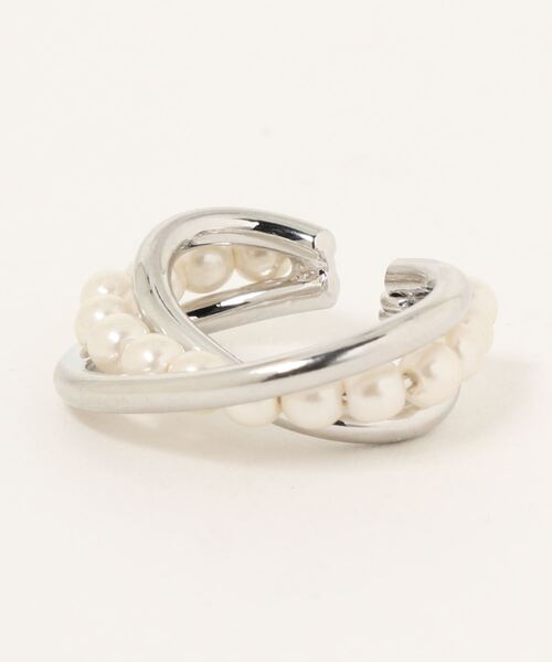 flower(フラワー)の「クロスパールイヤーカフ(イヤーカフ・レディース・シルバー/ゴールド・FREE)」の18枚目の写真