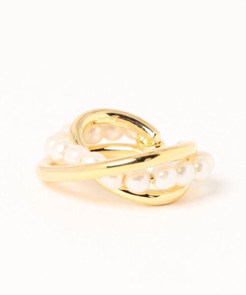 flower(フラワー)の「クロスパールイヤーカフ(イヤーカフ・レディース・シルバー/ゴールド・FREE)」の19枚目の写真