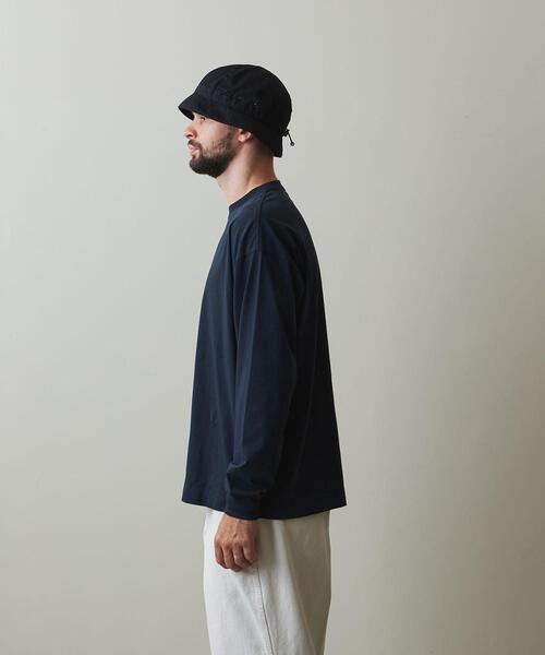 Steven Alan（スティーブンアラン）の「＜Steven Alan＞ SIRO CREW NECK LONG SLEEVE TEE-LOOSE/Tシャツ（Tシャツ/カットソー・メンズ・ブラック/オリーブ/ライトグレー・S/M/L/XL）」の14枚目の写真