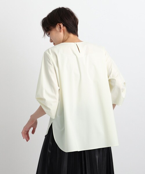 INDIVI（インディヴィ）の「◇タックボリュームスリーブブラウス 
