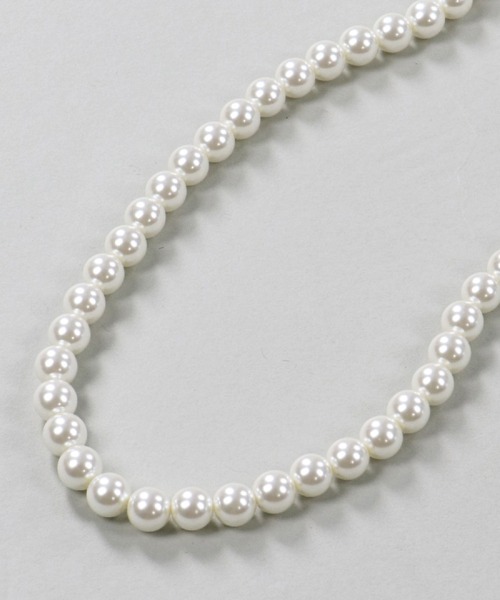 SPINNS（スピンズ）の「50cm シンプルパールネックレス（ネックレス・レディース・ホワイト・ONESIZE）」の5枚目の写真