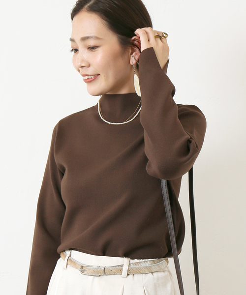 Simplicite（サンプリシテ）の「ソウバリ長袖プルオーバー◆（ニット/セーター・レディース・ホワイト/ブラック/ブラウン/パープル/オレンジ・FREE）」の4枚目の写真