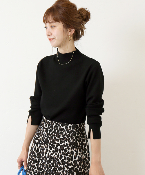 Simplicite（サンプリシテ）の「ソウバリ長袖プルオーバー◆（ニット/セーター・レディース・ホワイト/ブラック/ブラウン/パープル/オレンジ・FREE）」の6枚目の写真