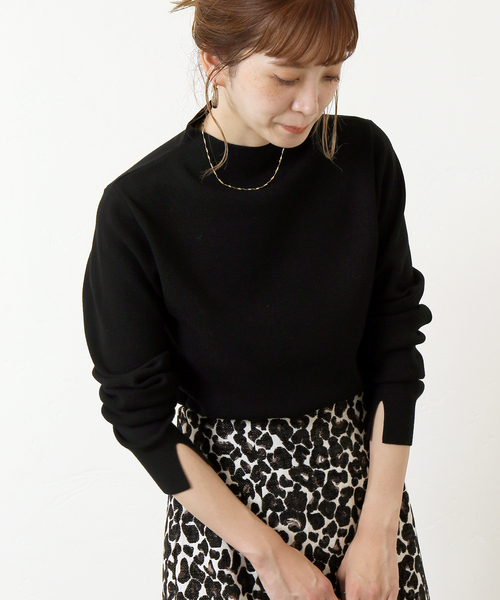 Simplicite（サンプリシテ）の「ソウバリ長袖プルオーバー◆（ニット/セーター・レディース・ホワイト/ブラック/ブラウン/パープル/オレンジ・FREE）」の9枚目の写真