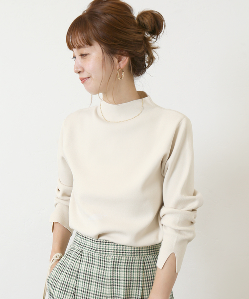 Simplicite（サンプリシテ）の「ソウバリ長袖プルオーバー◆（ニット/セーター・レディース・ホワイト/ブラック/ブラウン/パープル/オレンジ・FREE）」の13枚目の写真