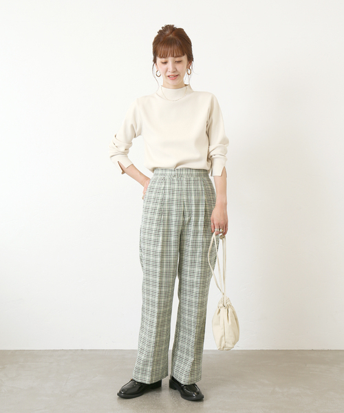 Simplicite（サンプリシテ）の「ソウバリ長袖プルオーバー◆（ニット/セーター・レディース・ホワイト/ブラック/ブラウン/パープル/オレンジ・FREE）」の14枚目の写真