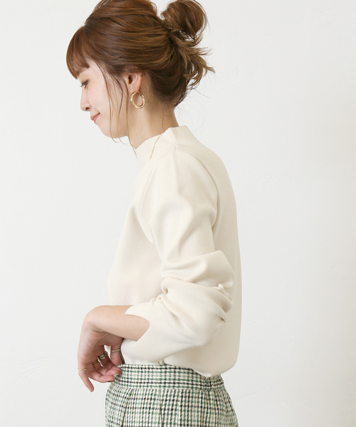 Simplicite（サンプリシテ）の「ソウバリ長袖プルオーバー◆（ニット/セーター・レディース・ホワイト/ブラック/ブラウン/パープル/オレンジ・FREE）」の16枚目の写真