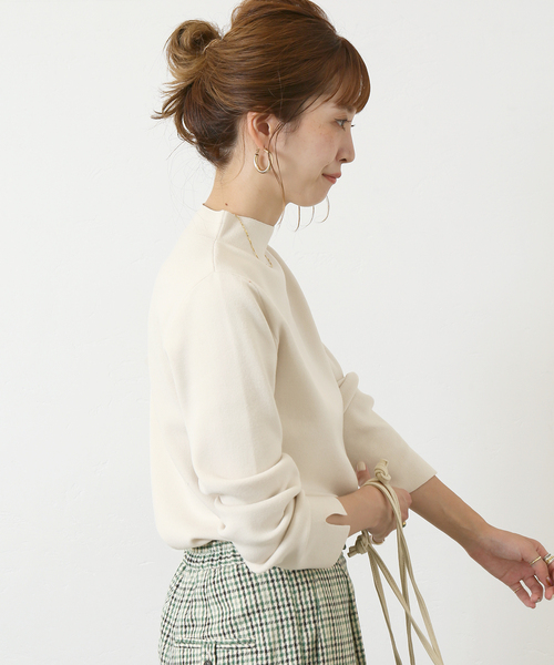 Simplicite（サンプリシテ）の「ソウバリ長袖プルオーバー◆（ニット/セーター・レディース・ホワイト/ブラック/ブラウン/パープル/オレンジ・FREE）」の19枚目の写真